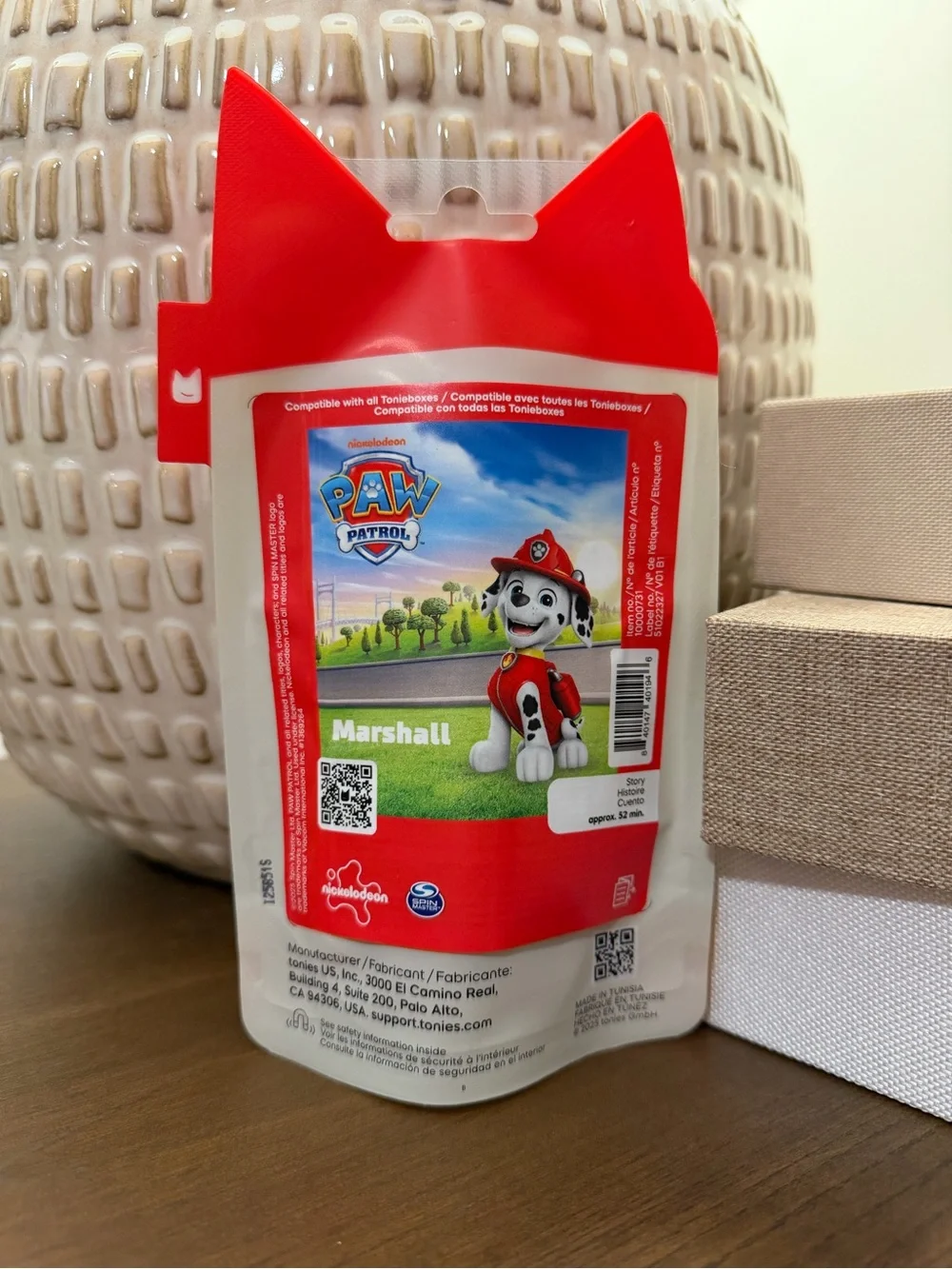 Tonies Paw Patrol Marshall Firefighter Figure - Red and White
